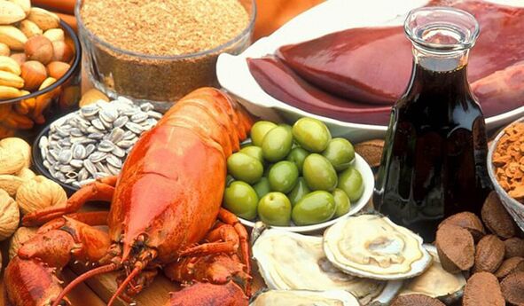 Fructe de mare și nuci în dieta unui bărbat pentru mărirea eficientă a penisului